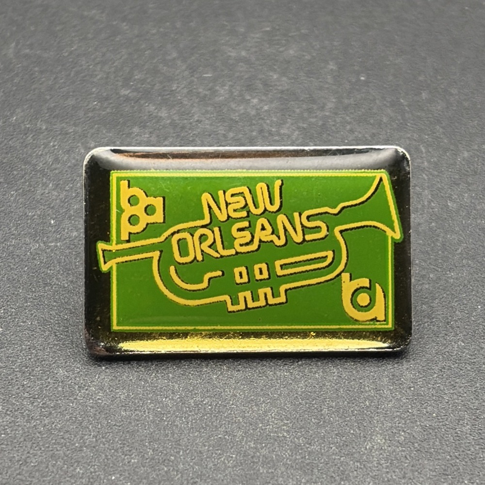 New Orleans Louisiana Trumpet Musical Instrument Lapel Hat Pin